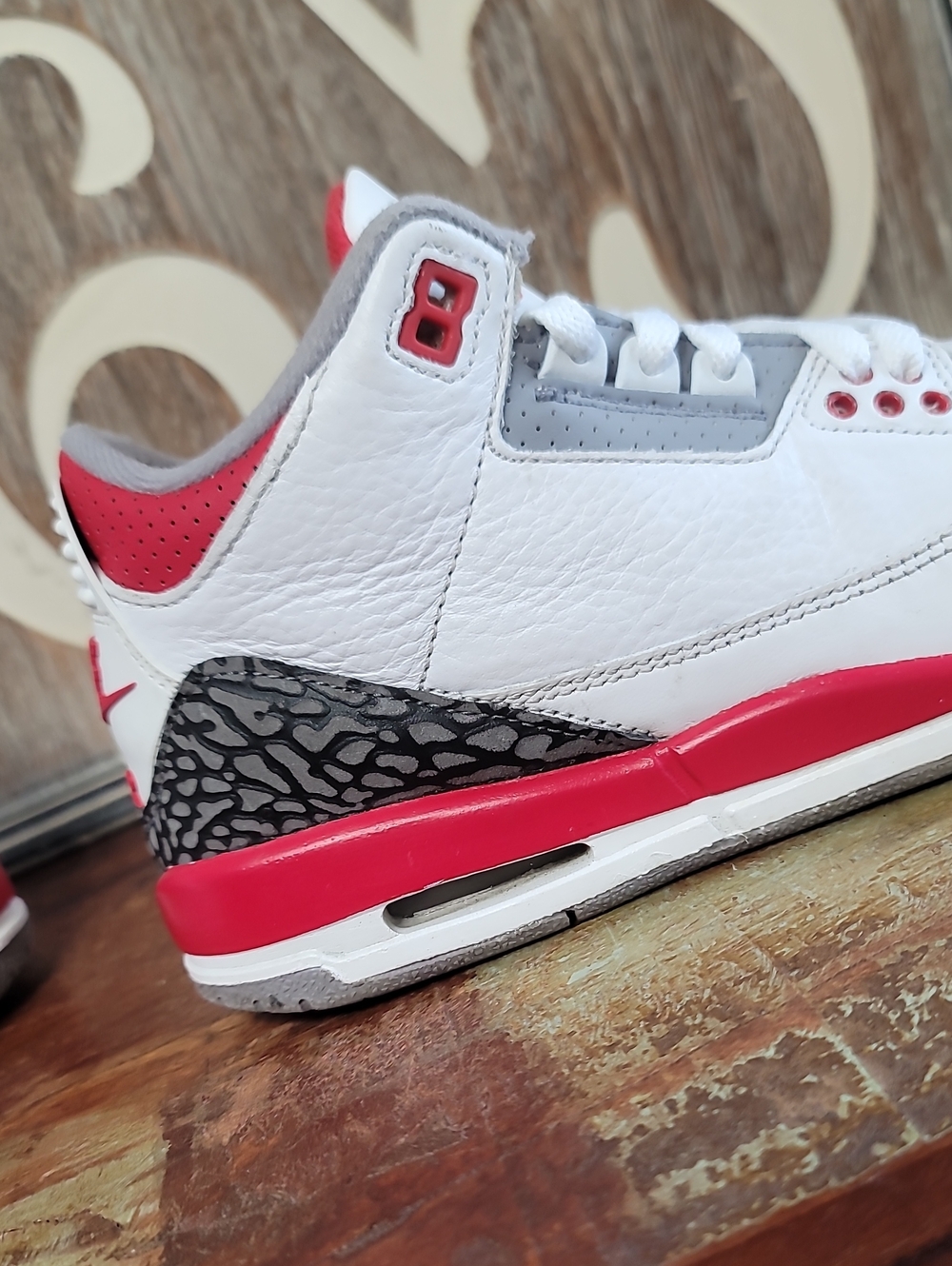 Nike Air Jordan 3 Retro 'Fire Red' Wmns 6 Good/Fair Condition. Fast Shipping - Picture 14 of 16